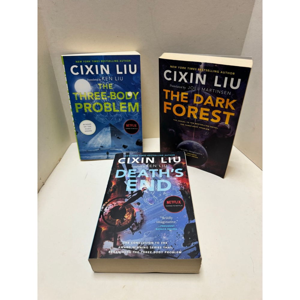 Three-Body Problem - Death's End - The Dark Forest - Cixin Liu 3 Book Lot PB